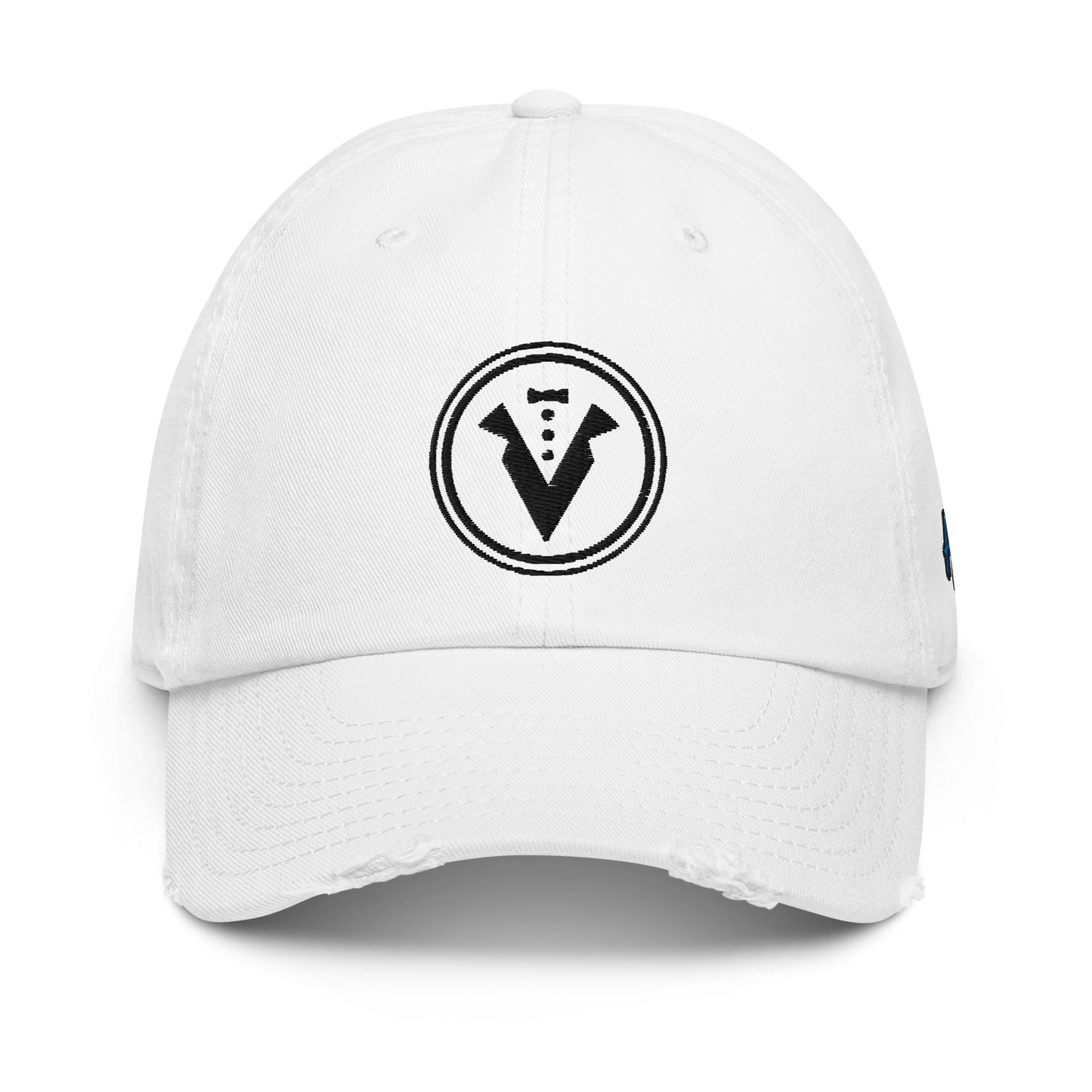 Distressed baseball cap